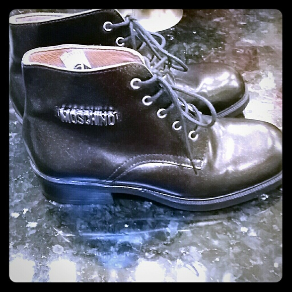 Moschino Other - Moschino kids leather boots